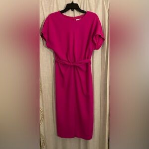 Gibson Latimer Fuchsia Midi Dress